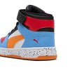 Big Kid's Puma Rebound Layup SL LS JR White-Orange-Blue-Black (397619 02)