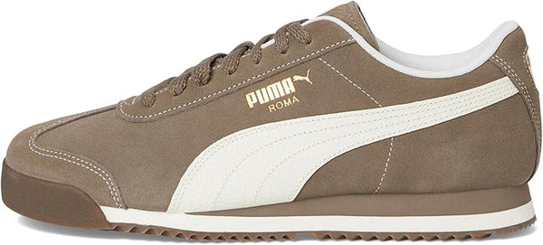 Men's Puma Roma Suede Totally Taupe-Warm White (398635 07)