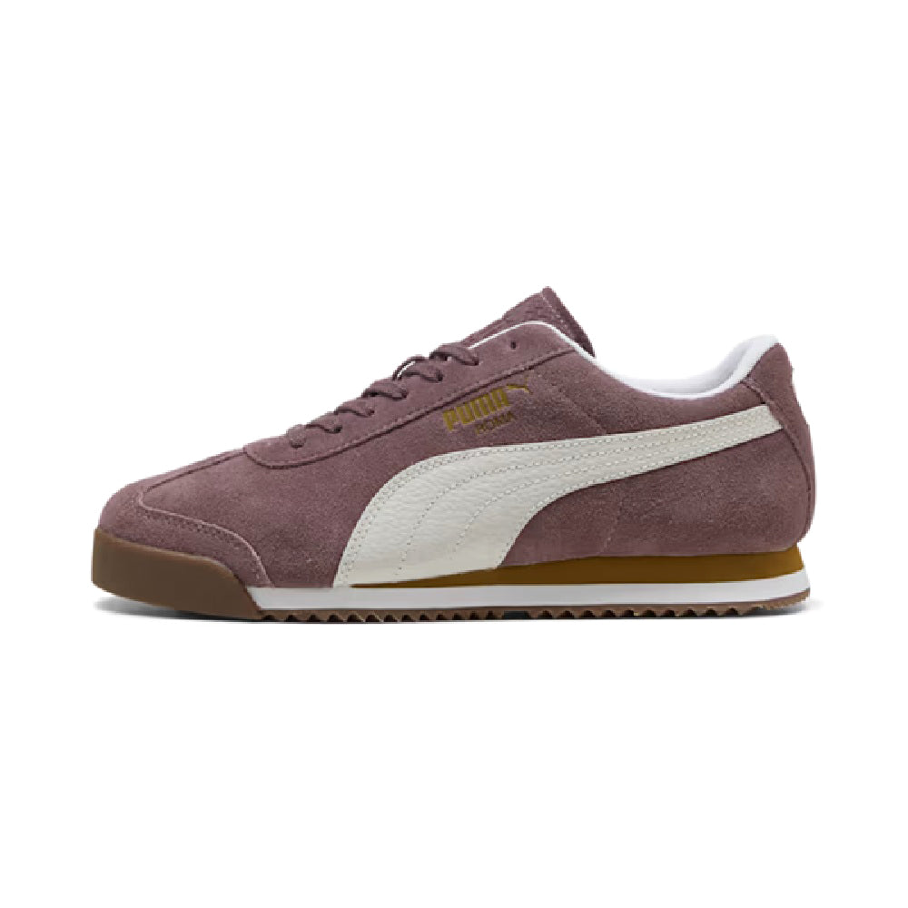 Men's Puma Roma Suede Raisin-Puma White (398635 11)