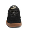 Big Kid's Puma Club II Jr Black-White-Puma-Gold-Gum (398886 15)