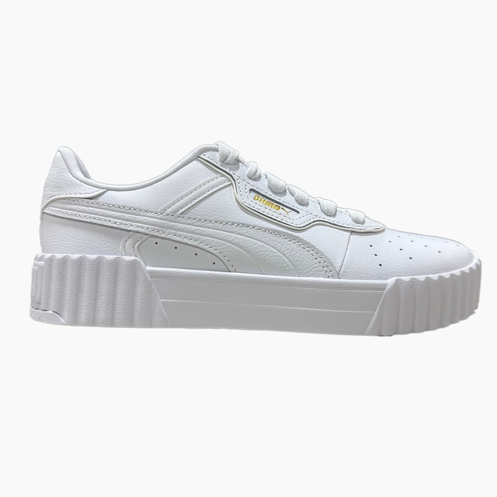 Women's Puma Carina 3.0 Luxe Puma White/Puma Gold (400724 01)