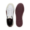 Men's Puma Court Classico Sport Puma White-Ruby Shimmer-Gold (400731 07)