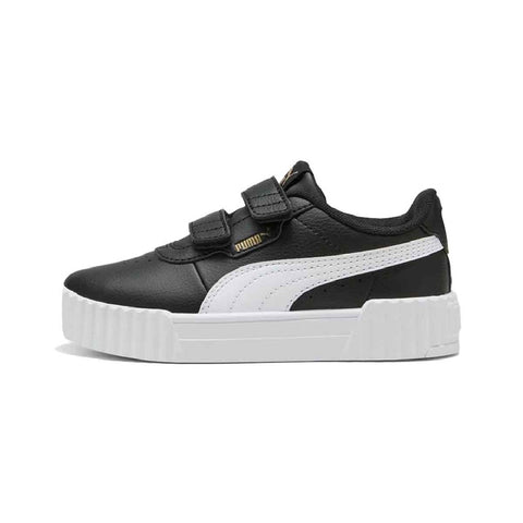 Little Kid's Puma Carina 3.0 V PS Puma Black-Puma White (401478 03)