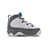 Toddler's Jordan 9 Retro White/French Blue-Flint Grey (401812 100)