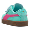 Toddler's Puma Club II Era V Aquatic-Puma Pink-Puma Gold (402308 04)