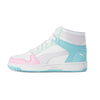 Big Kid's Puma Rebound Layup RCL JR Pwhite-Lilac Frost-Safe Lake (403061 03)