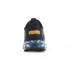 Little Kid's Puma Pacer 23 Amped Camo AC Blk-Yel Blz-Blu Wash (403128 01)
