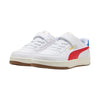 Little Kid's Puma Caven 2.0 Retro AC+ Puma White-Red-Gum (403204 01)