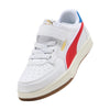 Little Kid's Puma Caven 2.0 Retro AC+ Puma White-Red-Gum (403204 01)
