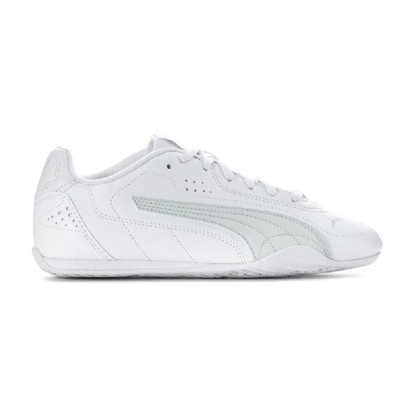 Big Kid's Puma Catch JR Puma White-Feather Gray (403904 01)