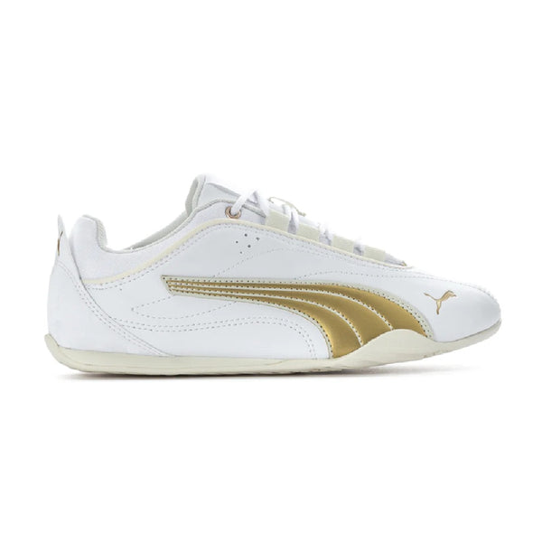 Women's Puma Catch Soleil DayINight White-Puma Gold-Vapor Gray (404307 01)