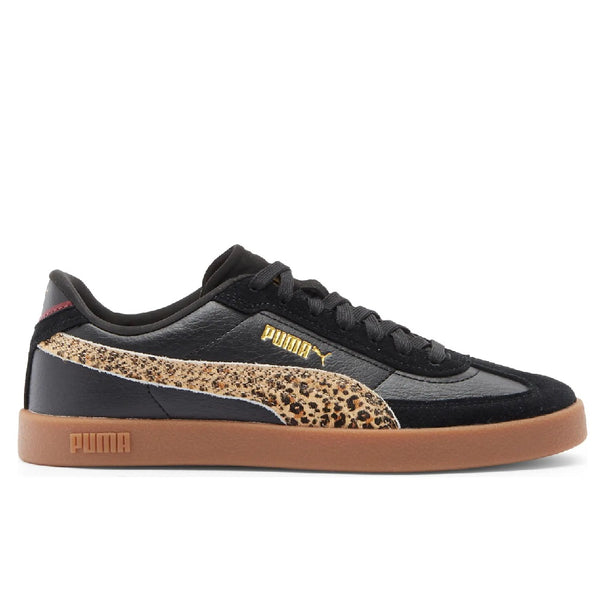 Women's Puma Club II Era Animal Puma Black-Toasted Almond (404313 02)
