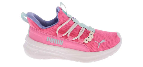 Little Kid's Puma One4All 2.0 Friend Brclet FastPink-PumaWhite-Lightaqua (405433 01)