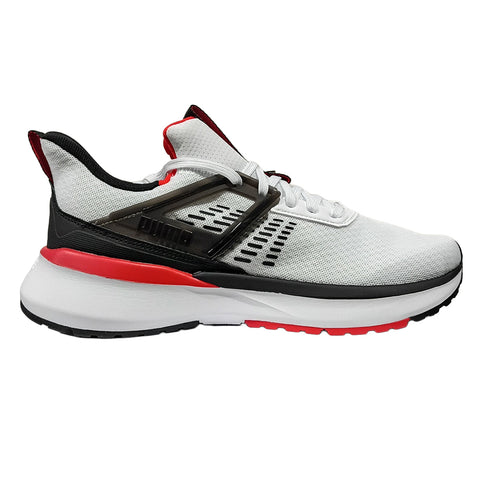 Men's Puma Outpace White-Black-For All Time Red (405620 03)