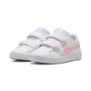 Little Kid's Puma Smash 3.0 Hearty V PS Puma White-Pearl Pink (405638 01)