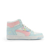 Big Kid's Puma Rbnd Lyup Plyft Chrm JR White-Pearl Pink (407799 01)