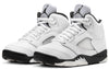 Little Kid's Jordan 5 Retro White/Black-Sail (440889 110)