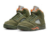 Little Kid's Jordan 5 Retro Army Olive/Solar Orange (440889 308)