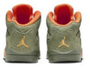 Toddler's Jordan 5 Retro Army Olive/Solar Orange (440890 308)