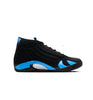 Men's Jordan 14 Retro Black/White-University Blue (487471 007)