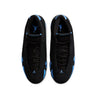 Men's Jordan 14 Retro Black/White-University Blue (487471 007)