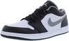 Men's Jordan 1 Low Black/Particle Grey-White (553558 040)