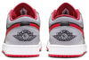 Men's Jordan 1 Low Black/Fire Red-Cement Grey (553558 060)