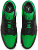 Men's Air Jordan 1 Low Black/Black-Lucky Green-White (553558 065)