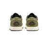 Men's Jordan 1 Low Black/White-Medium Olive (553558 092)