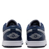 Men's Jordan 1 Low White/Wolf Grey-Midnight Navy (553558 141)