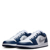 Men's Jordan 1 Low White/Wolf Grey-Midnight Navy (553558 141)