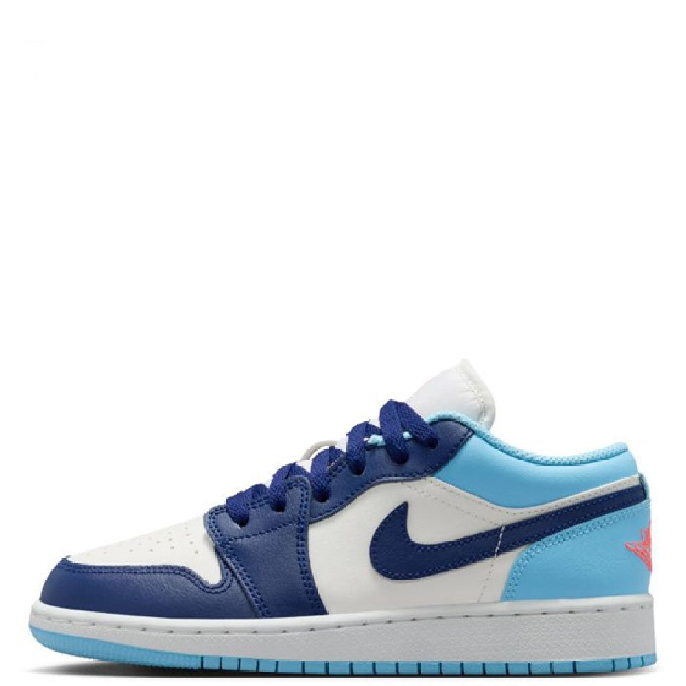 Men's Jordan 1 Low Sail/Blue Void-Blue Chill (553558 149)