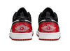 Men's Air Jordan 1 Low White/Black-Varsity Red-White (553558 161)