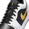 Men's Jordan 1 Low White/Metallic Gold-Black (553558 172)