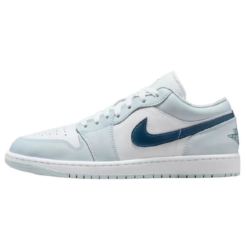 Men's Jordan 1 Low Aura/Squadron Blue-White (553558 400)