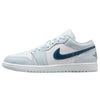 Men's Jordan 1 Low Aura/Squadron Blue-White (553558 400)