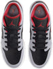 Big Kid's Jordan 1 Low Black/Fire Red-Cement Grey (553560 060)