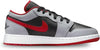 Big Kid's Jordan 1 Low Black/Fire Red-Cement Grey (553560 060)