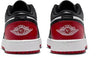 Big Kid's Air Jordan 1 Low White/Black-Varsity Red-White (553560 161)