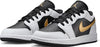 Big Kid's Jordan 1 Low White/Metallic Gold-Black (553560 172)