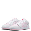 Big Kid's Jordan 1 Low Pink Foam/White-Fire Red (553560 608)