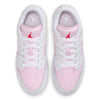 Big Kid's Jordan 1 Low Pink Foam/White-Fire Red (553560 608)