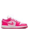 Big Kid's Jordan 1 Low Pink Foam/Hyper Pink (553560 661)