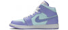 Men's Jordan 1 Mid Purple/Aqua-White (554724 500)