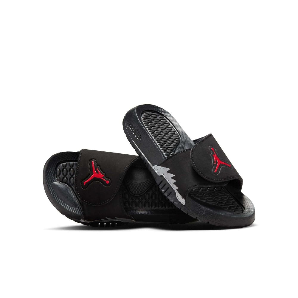 Big Kid's Jordan Hydro V Retro Black/Fire Red-Silver (555511 061)