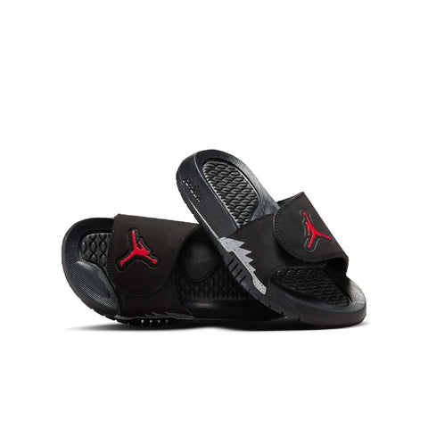 Big Kid's Jordan Hydro V Retro Black/Fire Red-Silver (555511 061)