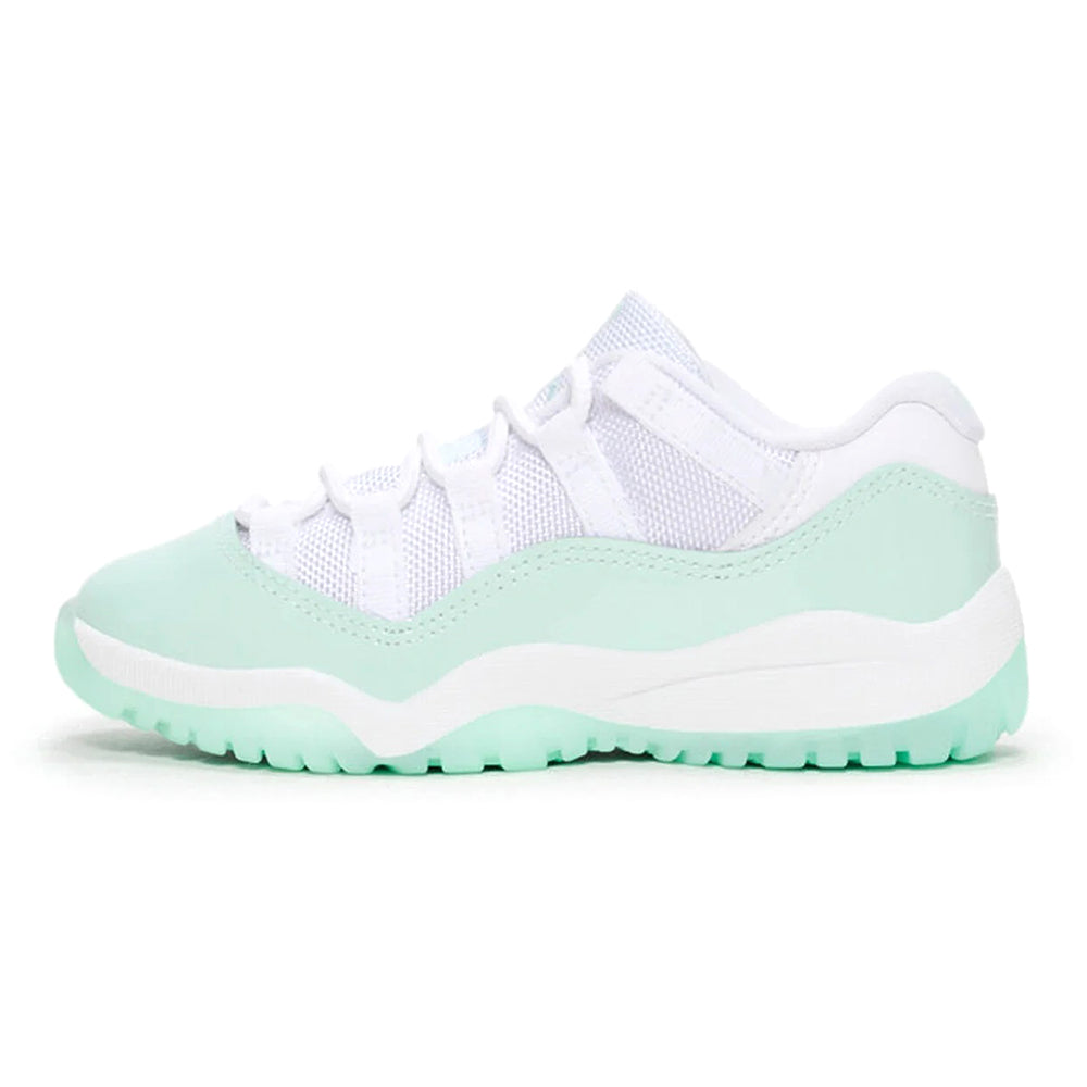 Little Kid's Jordan 11 Retro Low White/Igloo (580522 103)