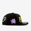 New Era 59Fifty Blk/Ylw Pittsburgh Pirates Patch Pride Fitted