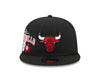 New Era 9Fifty Black/Red NBA Chicago Bulls Icon Snapback (60311072) - OSFM