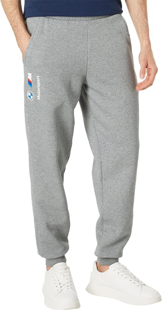 Men's Puma Medium Gray Heather BMW MMS ESS Fleece Sweatpants